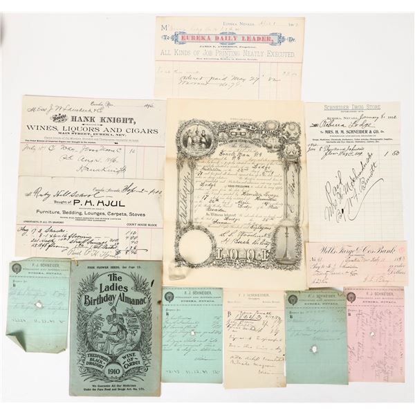 Eureka, Nevada Drug Store Ephemera [206515]