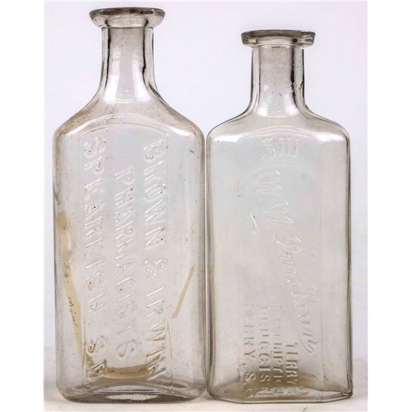 South Dakota Drug Bottle Pair [206879]