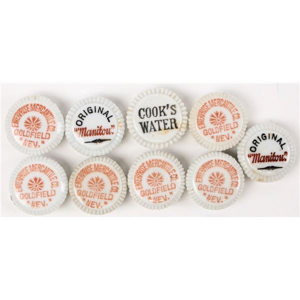 Porcelain Bottle Caps  [206869]