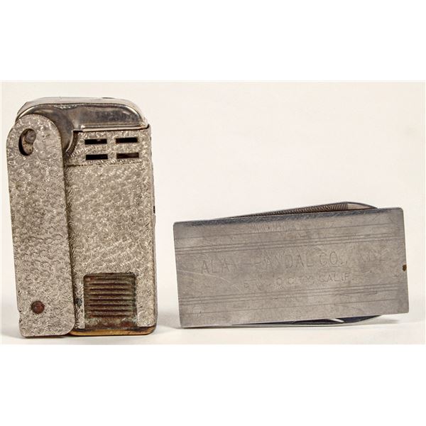 Regens Cigarette Lighter & Studio City Pocket Knife [205172]