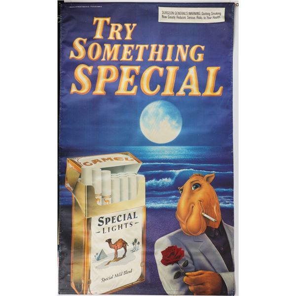 Camel Cigarette Cloth Wall Advertisement.  [207230]