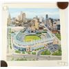 Image 1 : Cleveland Indians signed, numbered print of Jacobs Field [207232]