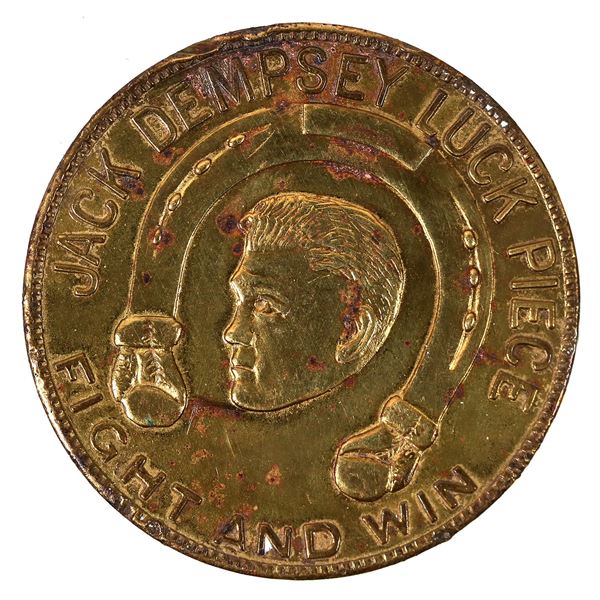 Jack Dempsey Fight And Win Pictures Medal [205783]