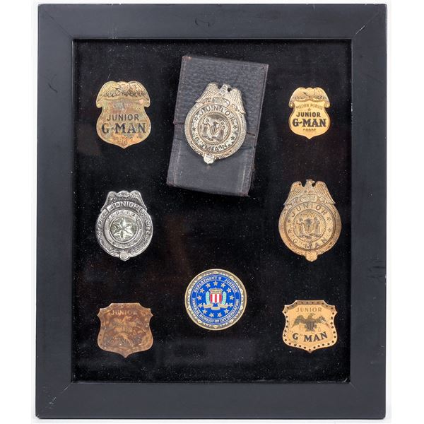Vintage Junior G-Man Badge Collection [202418]