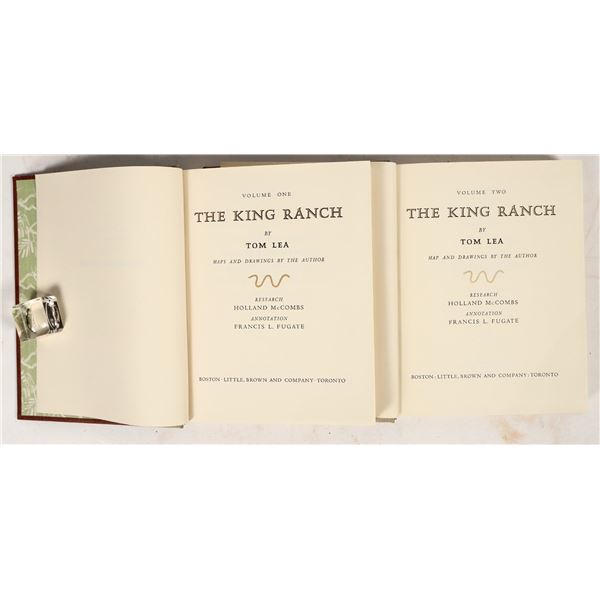 "The King Ranch", 1957, 2-volume box set [203915]