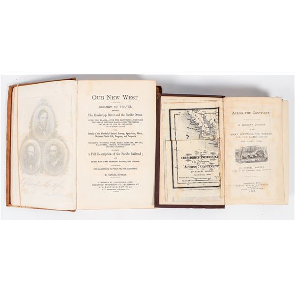 Two Samuel Bowles Books on the West (1868 & 1869) [202384]