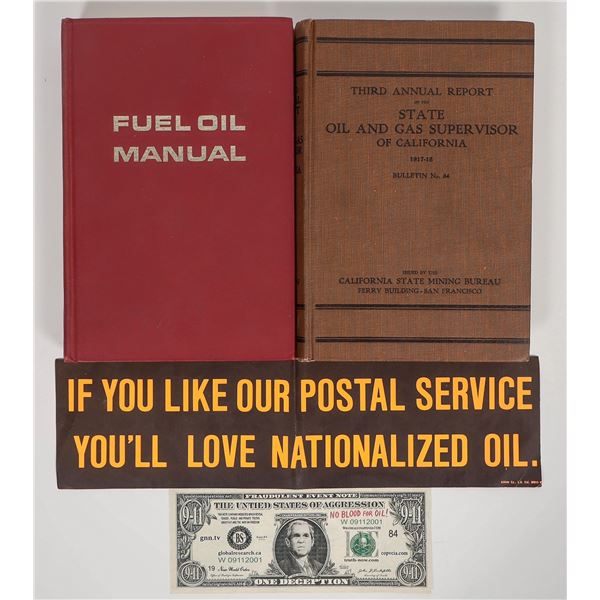 Oil & Gas Technical Books (2) & Oil Ephemera [194371]