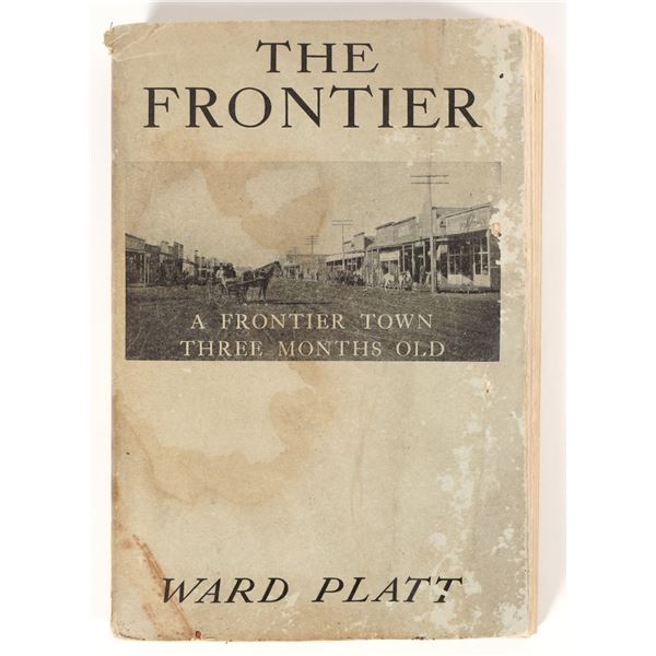 RARE: "The Frontier" by Ward Platt, 1908 [202822]