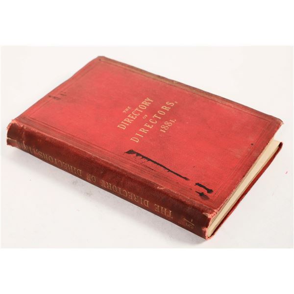 The Directory Of Directors By Thomas Skinner [202806]