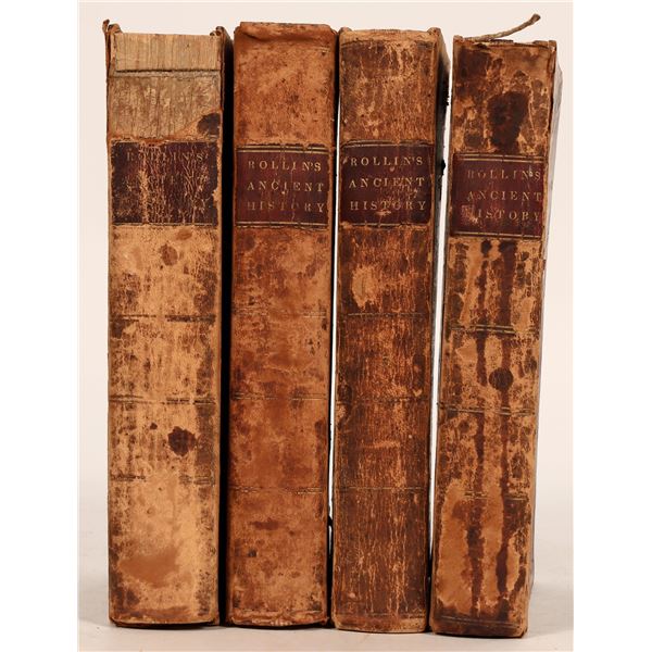 Ancient History by Charles Rollin, 4 Volumes, 1815 [181695]