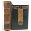Image 4 : Books: Thomas A. Edison by Francis Miller 1931, True Stories of Our Pioneers by Mason, Ridpath, Whit