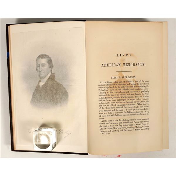 Lives Of American Merchants By Freeman Hunt 1857 Vol. II [203961]