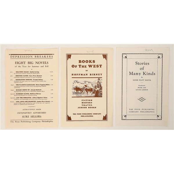 Book Seller Sales Flyers, 3 [189157]