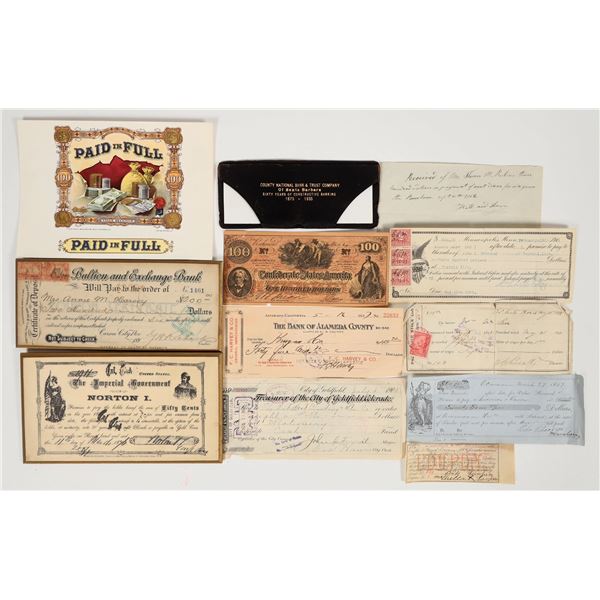 Checks & Banking Grab Bag [203590]