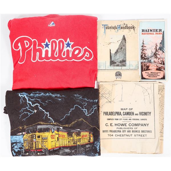 Collection of Maps. T-shirts and Brochures.  [201272]