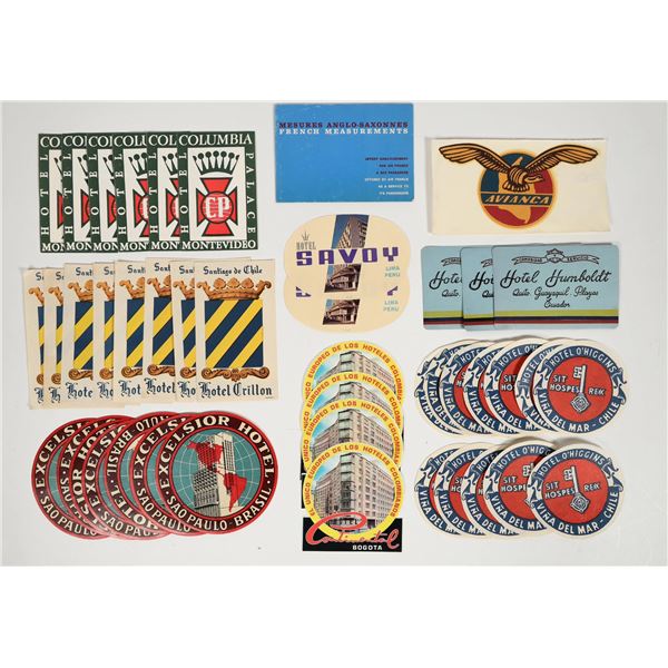 Foreign Trunk Labels (~30) [202101]