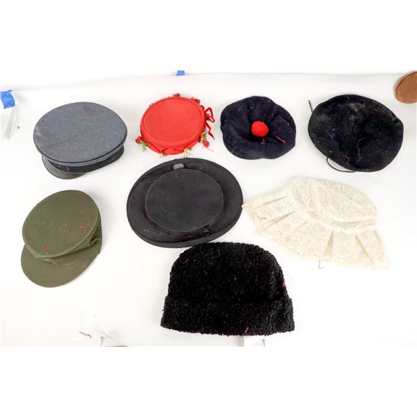 Ladies Costume Hat Collection 1890s-modern [207405]