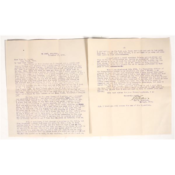 Personal Letter Regarding Discharge [195660]