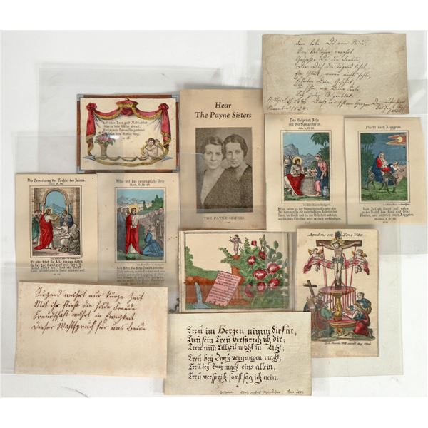 Theology Biblical Themed Ephemera 1824-1937 (11) [186961]