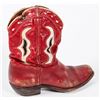 Image 1 : 1946 Child's Red Cowboy Boot [202616]