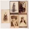Image 1 : Lillian Russell Cabinet Cards (5)  1800s-1900s [173344]