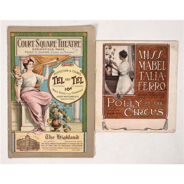 Theatre Programs, Vintage Pair [191542]