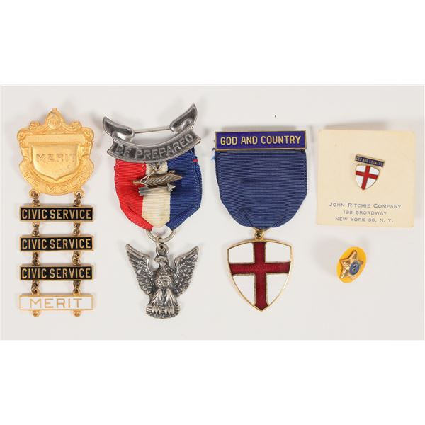 Eagle Scout/Boy Scout Badges (5) [202861]