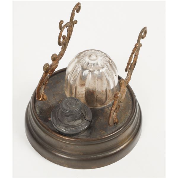 c1861 Pen & Ink Stand for Calligraphy - Bronze Color [202604]