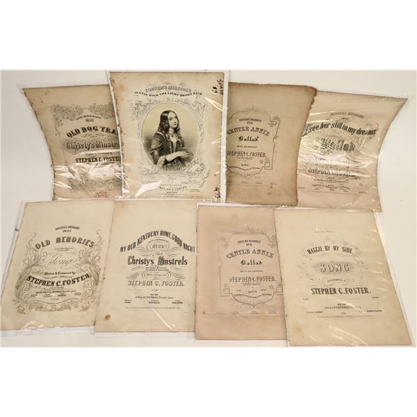 Stephen Foster Sheet Music, c1852-57 (9) [187268]