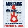 Image 1 : Musicians 4 Disaster Relief Autographed Badge 2005 [196787]