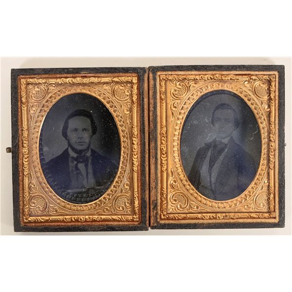 Ambrotype Photos in Cases, c1850s-60s (2) [191420]