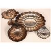 Image 1 : Silver Plate Scallop Pattern, Plate, Dish, Bowl, 4 Total [183804]