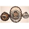 Image 3 : Silver Plate Scallop Pattern, Plate, Dish, Bowl, 4 Total [183804]