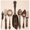Image 4 : Silver Plate Serving and Spoon Assortment [183224]
