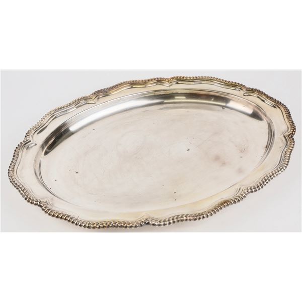 Tiffany  Silver Soldered EP Serving Tray,  [197408]