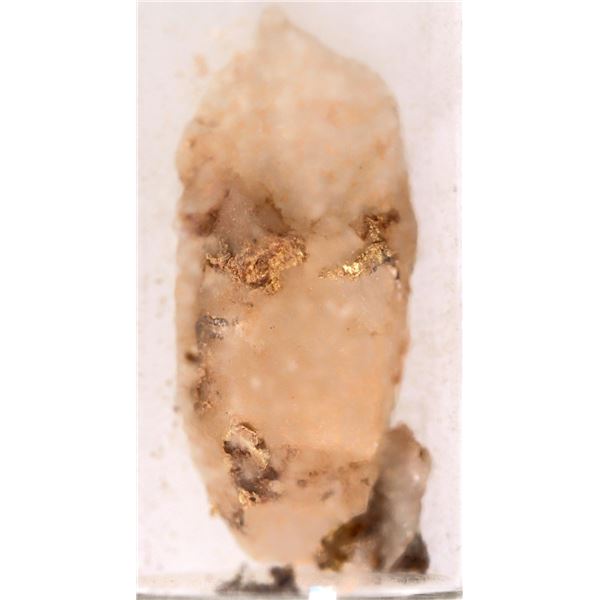 Old Quartz/Gold Vial, Found in Ariz. Mining District [204246]