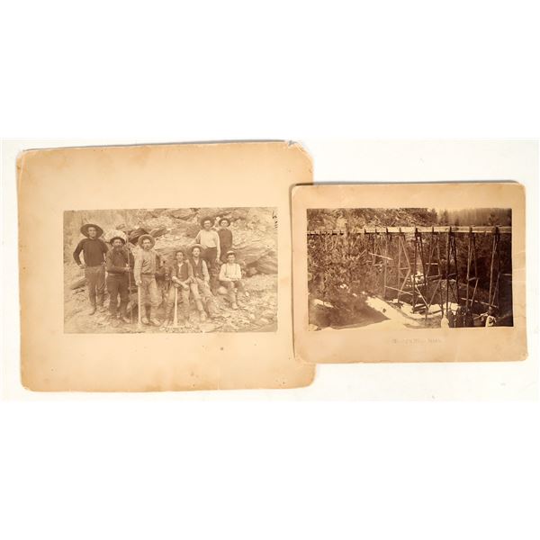 Georgia Slide, California Mining Photograph Pair [199958]