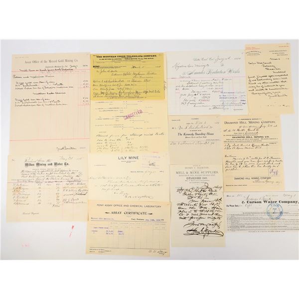 California & Montana Mining & Assay Ephemera [197964]