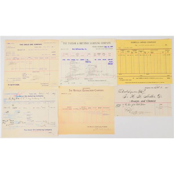 Colorado Mining Assay Ephemera incl. Ghost Town Mines [197989]