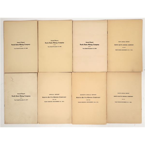 North Butte Mining Company Annual Reports [203762]
