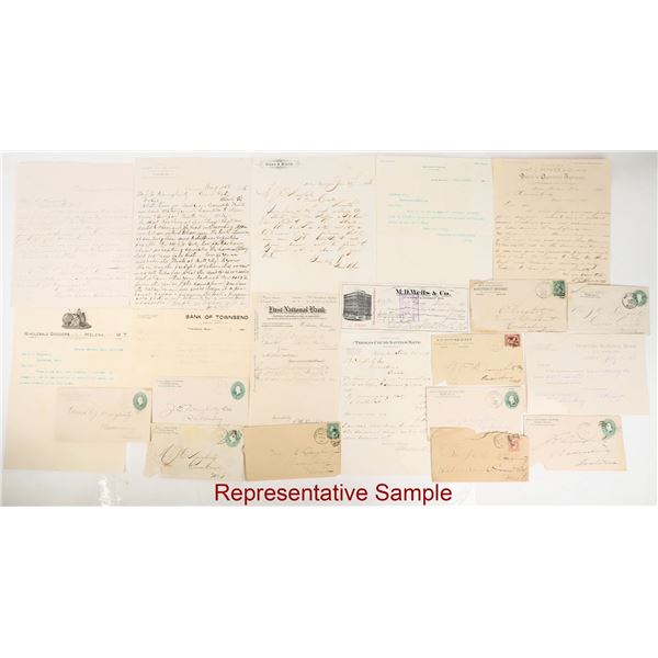 Correspondence from Creditors with Radersburg Merchant, c1883-1890 [186231]