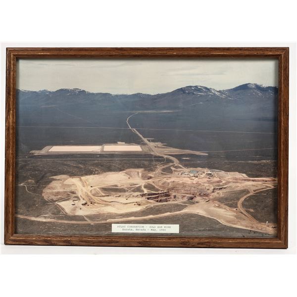Atlas-Goldbar Eureka County Open Pit Aerial View [203733]