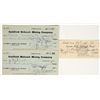 Image 1 : Rare Goldfield & Tonopah Checks w/ Key Autographs: Nixon, Wingfield, Pittman [200893]