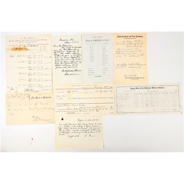 Comstock and Other Nevada Assay & Mining Ephemera [197990]