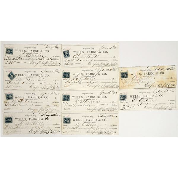 Empire Mill & Mining Co. Check Group, Virginia City, Nevada Territory [201962]