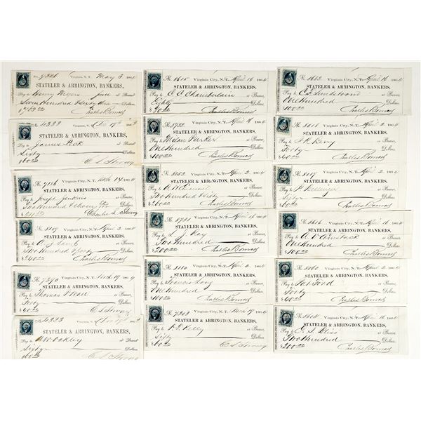 Gould & Curry Mining Co. Territorial Mill Assay Check Collection [200347]