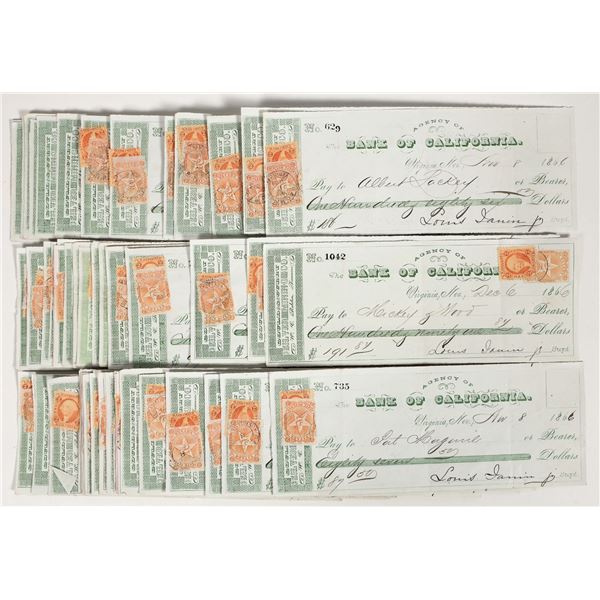 Gould & Curry Silver Mining Check Archive, 1860s (67) [204124]