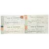 Image 1 : Gould & Curry Silver Mining Checks (4 Different Cancel Types) [204128]