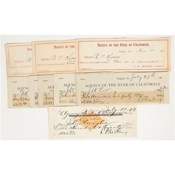 Savage Mining Bank of California Check Group [201626]