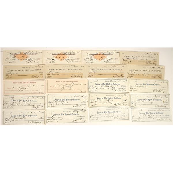 Savage Mining Check Collection, Virginia City, Nevada, 1880s [202049]